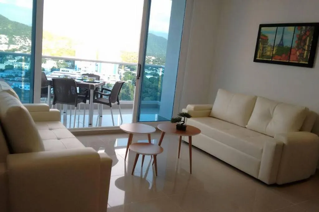 Hermoso Y Lujoso Piso 14 Con Salida Directa A La Playa Y Clubhouse Increible Santa Marta  Colombia