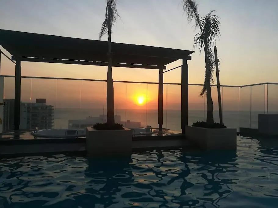 Hermoso Y Lujoso Piso 14 Con Salida Directa A La Playa Y Clubhouse Increible Santa Marta  0*, Santa Marta (Magdalena) Colombia